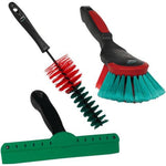 Vikan Autobørstesæt, Vikan, sort m/ 2 børster & Wipe - N - Shine 250 mm 521152 - Sikkerhedsgiganten