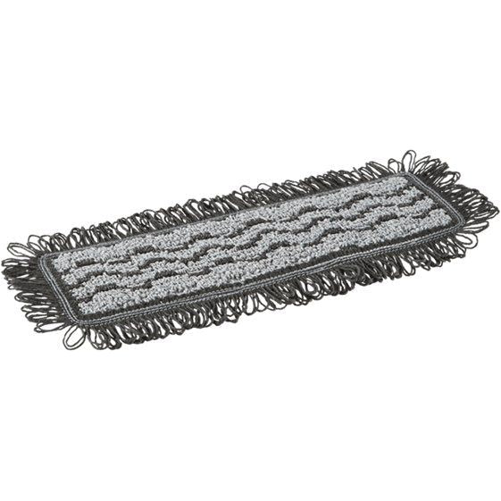 Vikan Damp 42 Fugtmoppe grå, mikrofiber, Hook & Loop, 25 cm, med velcro - Sikkerhedsgiganten