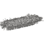 Vikan Damp 43 Fugtmoppe grå, 25 cm, med velcro - Sikkerhedsgiganten
