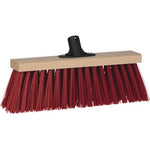 Vikan Gadekost med gevind PVC/Træ 38 - 53 cm, stive børstehår - Sikkerhedsgiganten