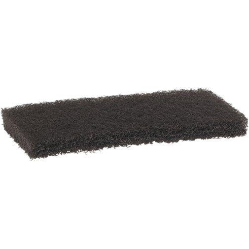 Vikan jumbopad 24,5x11,5x3cm, brun, polyester, fin skureeffekt el. grov skureeffekt - Sikkerhedsgiganten