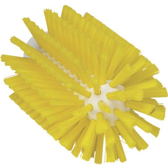 Vikan Rørbørstehoved 15,5cm, Ø7,7cm, PP/polyester/rustfrit stål, medium børstehår 53807 - Sikkerhedsgiganten