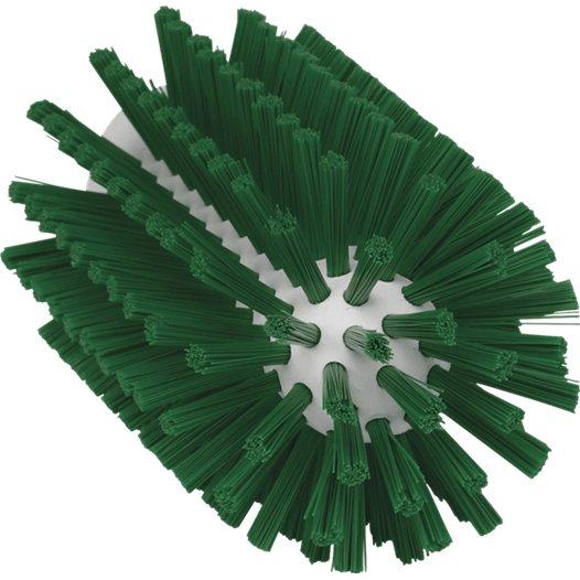 Vikan Rørbørstehoved 15,5cm, Ø7,7cm, PP/polyester/rustfrit stål, medium børstehår 53807 - Sikkerhedsgiganten