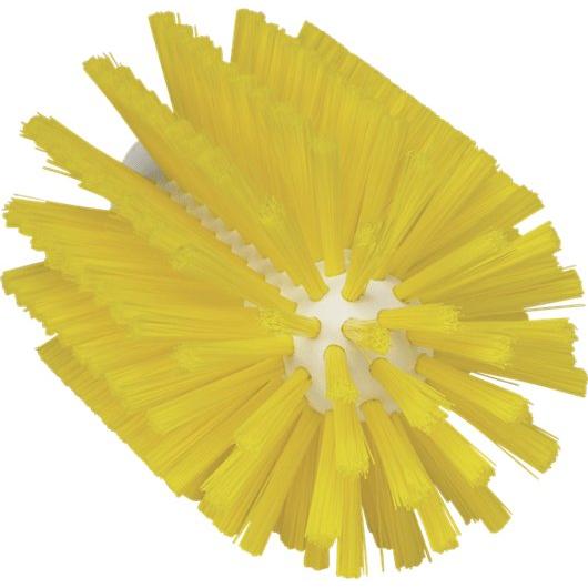 Vikan Rørbørstehoved 16cm, Ø9cm PBT/PP/rustfrit stål, medium børstehår 53809 - Sikkerhedsgiganten