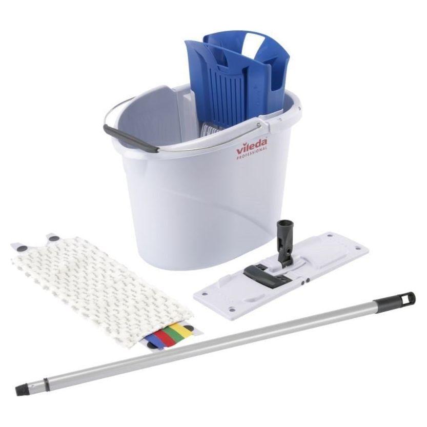 Vileda Pro UltraSpeed Mini moppestartpakke komplet - Sikkerhedsgiganten