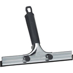Vinduesskraber, Vikan, sort, PP/gummi/galvaniseret stål, 25 cm - Sikkerhedsgiganten