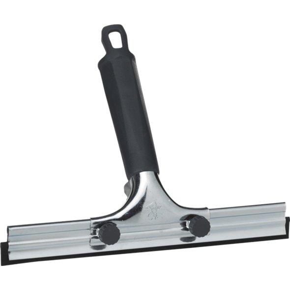 Vinduesskraber, Vikan, sort, PP/gummi/galvaniseret stål, 25 cm - Sikkerhedsgiganten
