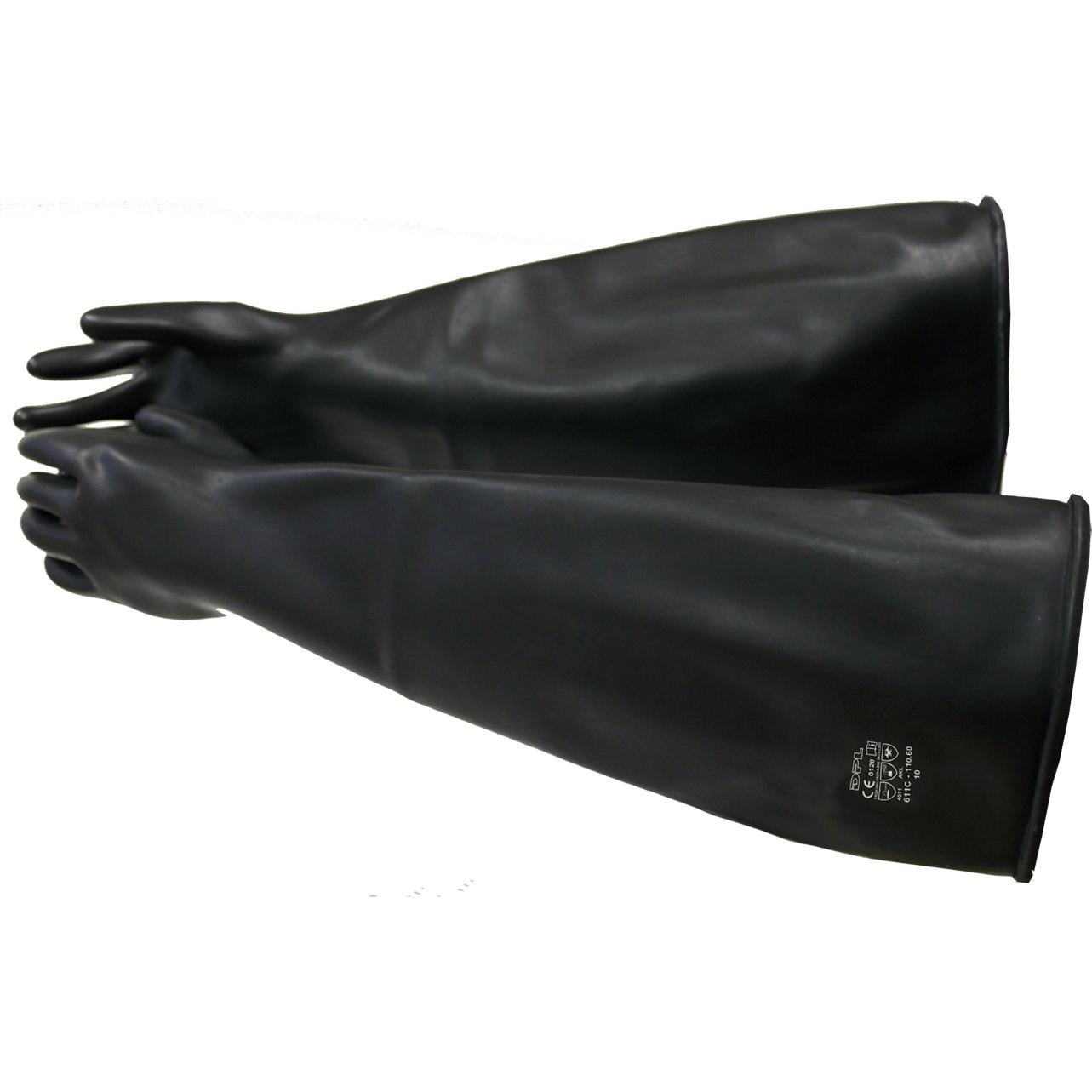 Workman Gummihandske 44 cm eller 60 cm sort - Sikkerhedsgiganten