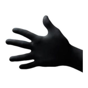 Worksafe disposable gloves nitrile black