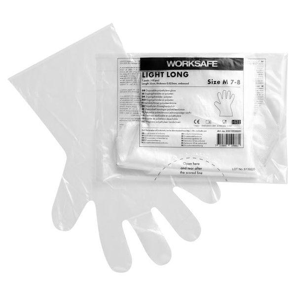 Worksafe Polyetenhandske Polex 100 stk - Sikkerhedsgiganten