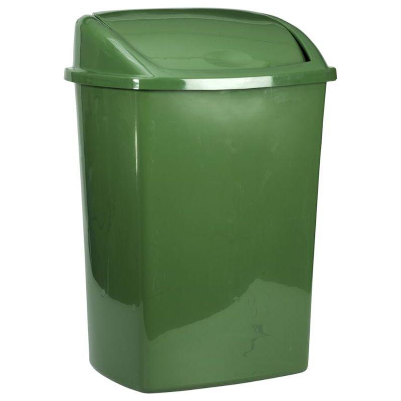 Abena - Plastik Affaldsspand med sving låg, 50 Liter - Flere Farver - Sikkerhedsgiganten