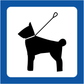 Piktogram Hund i snor 131120