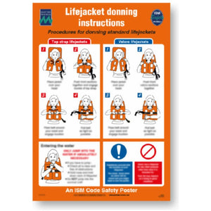 Sign IMO 1086 Lifejacket Donning 125326