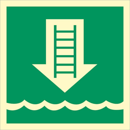Sign IMO Embarkation ladder 103049