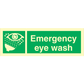 Sign IMO Emergency eye wash 102006