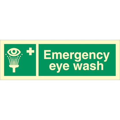Sign IMO Emergency eye wash 102006