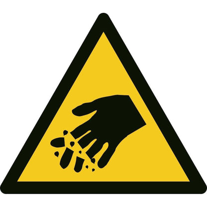 Sign Danger of cutting fingers A378