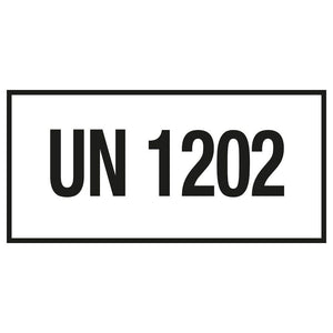 Skilt UN 1202 fareseddel