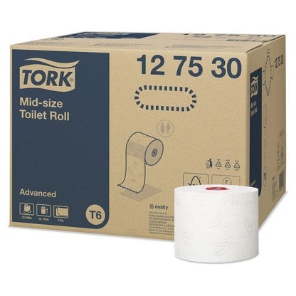 Tork Advanced midi toilet paper 2 layers 27 rolls T6 127530