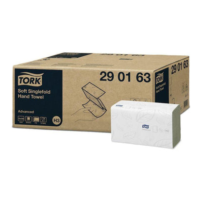 Tork Advanced singlefold håndklædeark H3 3750 ark 290163